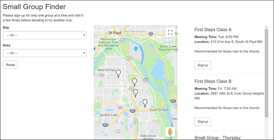 TouchPoint Church Management Software screenshot 2