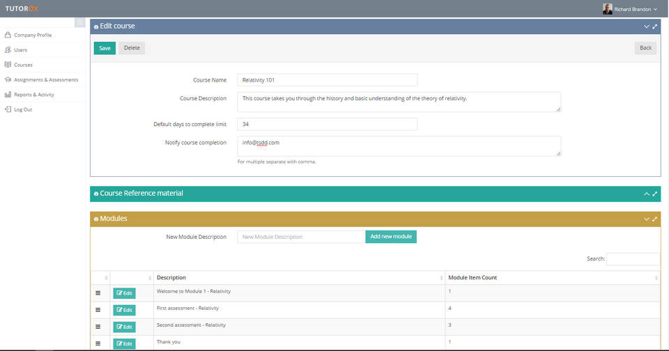 TutorOx screenshot 2