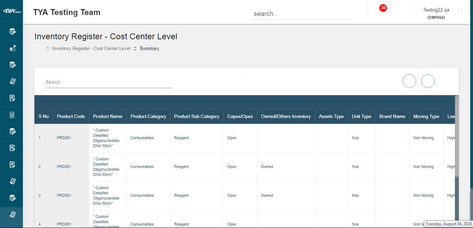 TYASuite Inventory Management Software screenshot 3