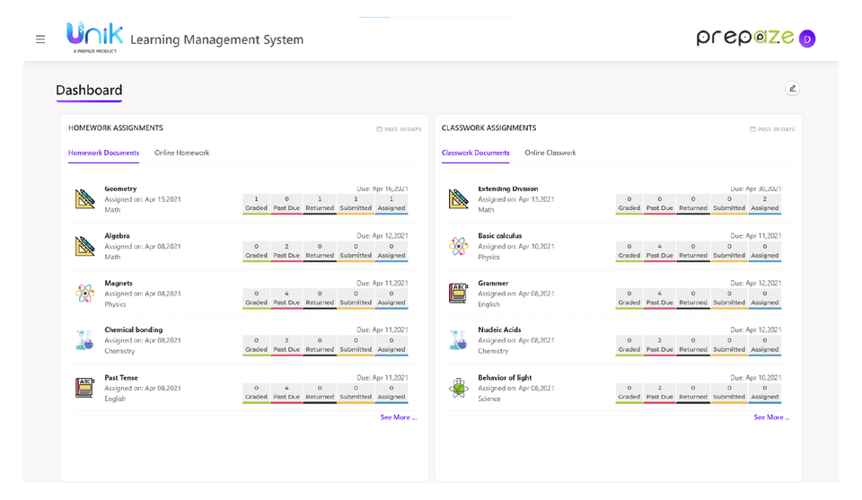 Unik LMS screenshot 3