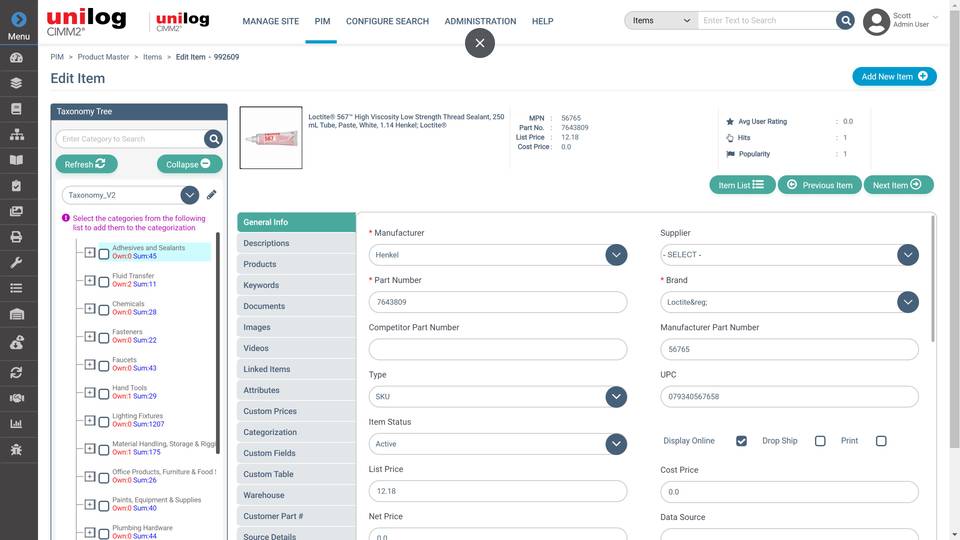 Unilog screenshot 3