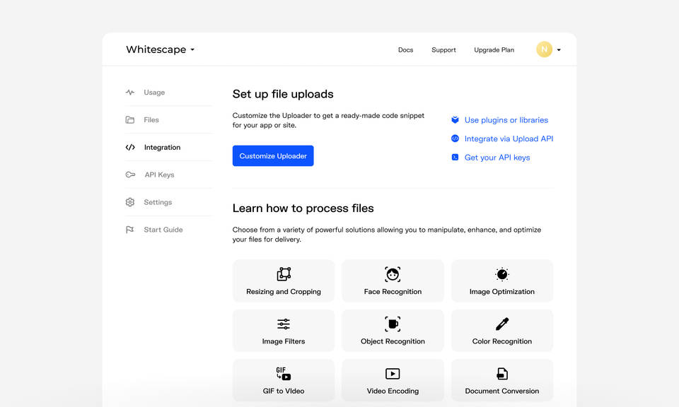 Uploadcare screenshot 1