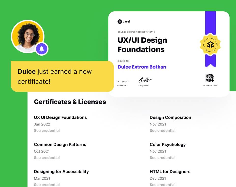 Uxcel screenshot 2