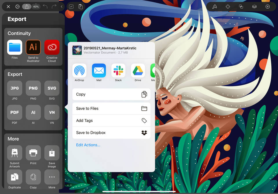 Vectornator Pro screenshot 1