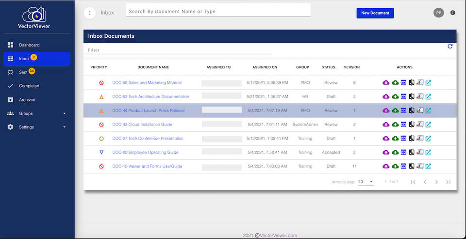 VectorViewer screenshot 1