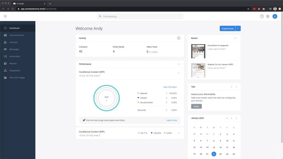Vision6 screenshot 2