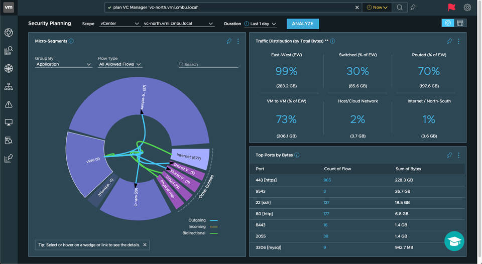 vRealize Network Insight screenshot 3