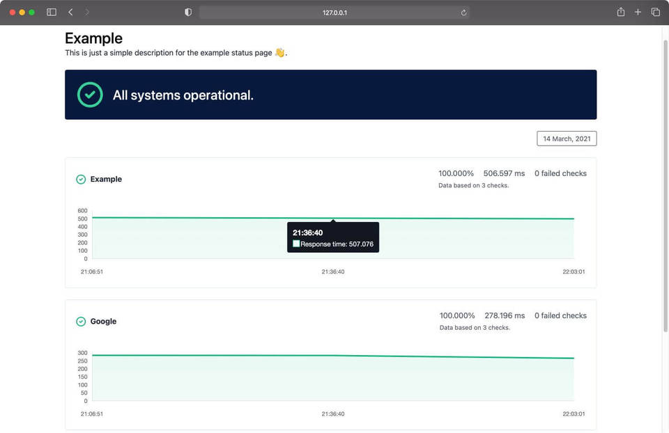 WebForce Uptime screenshot 3