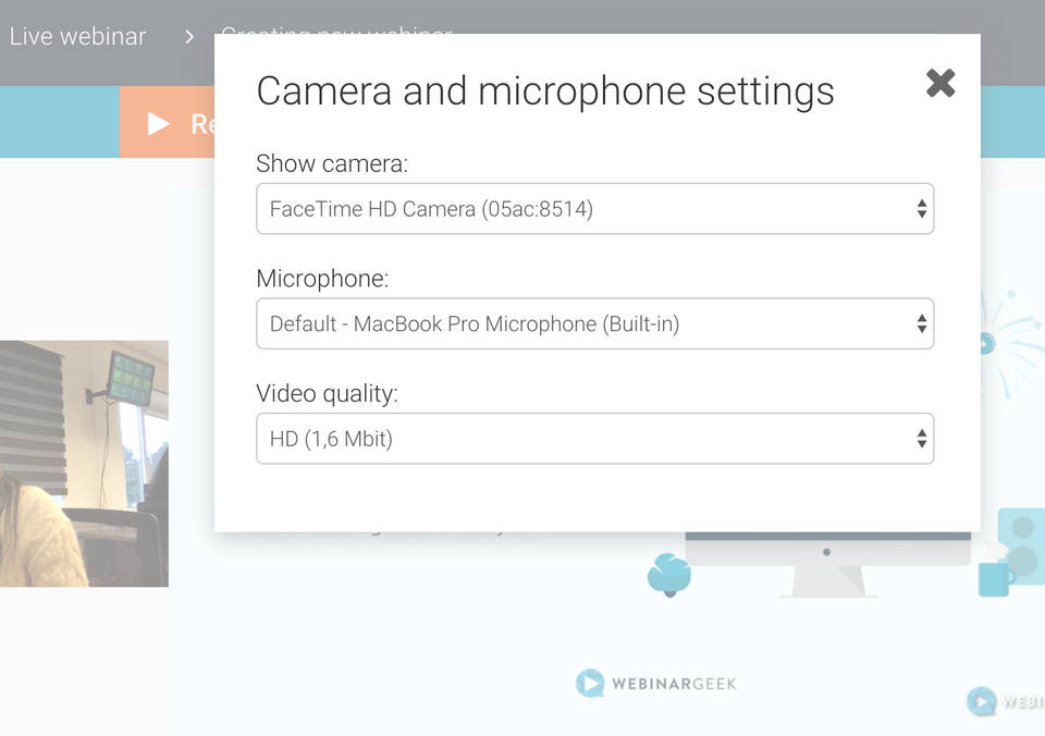 WebinarGeek screenshot 2