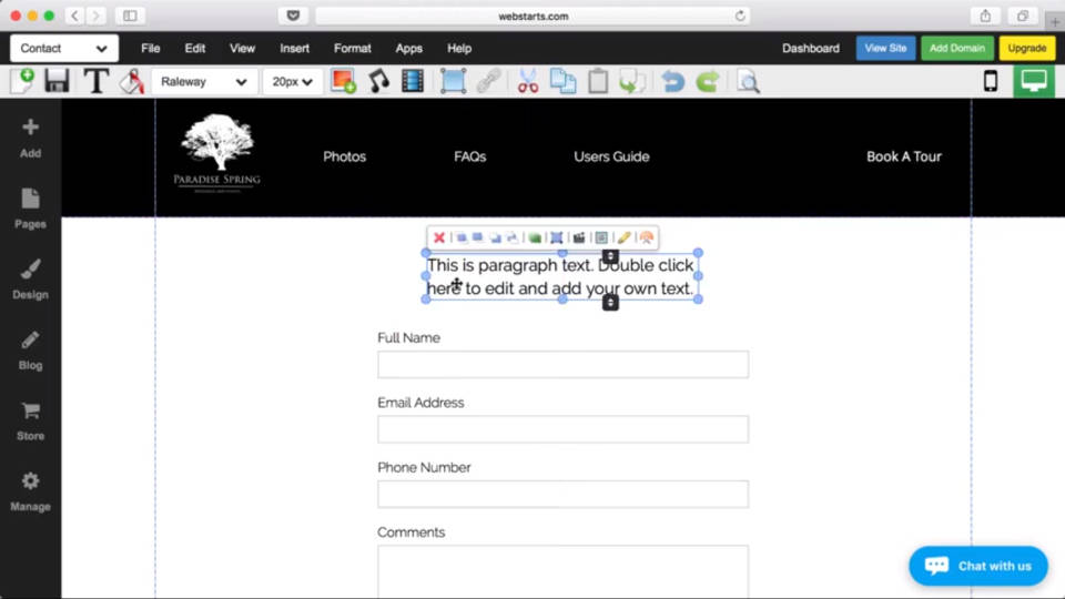 WebStarts screenshot 2