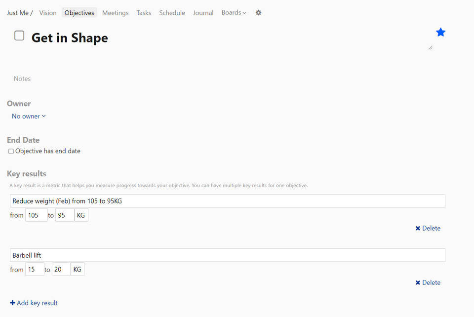 Week Plan screenshot 3