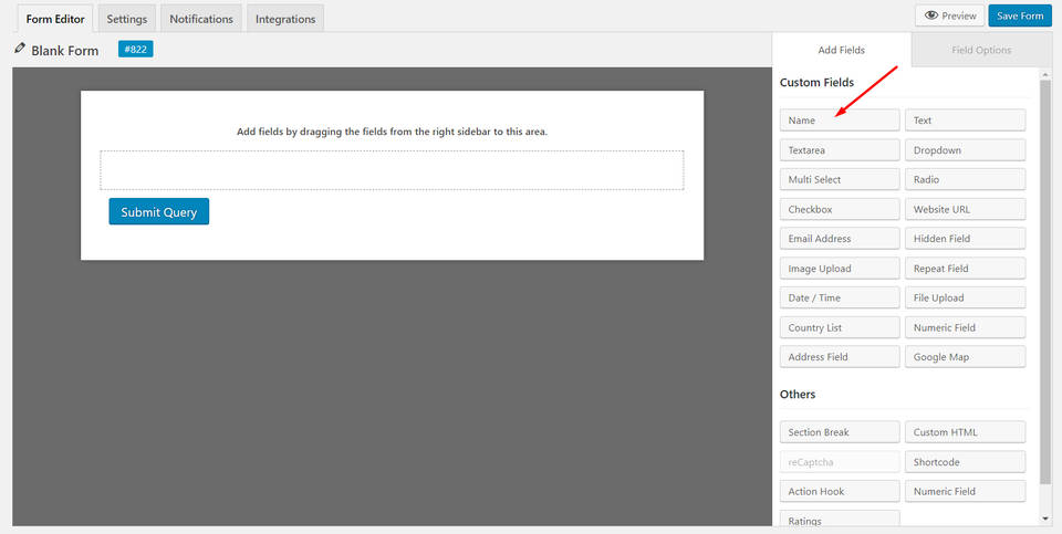 weForms screenshot 2
