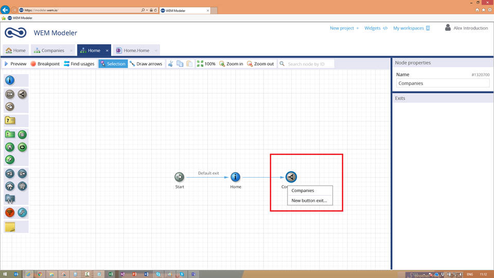 WEM screenshot 2