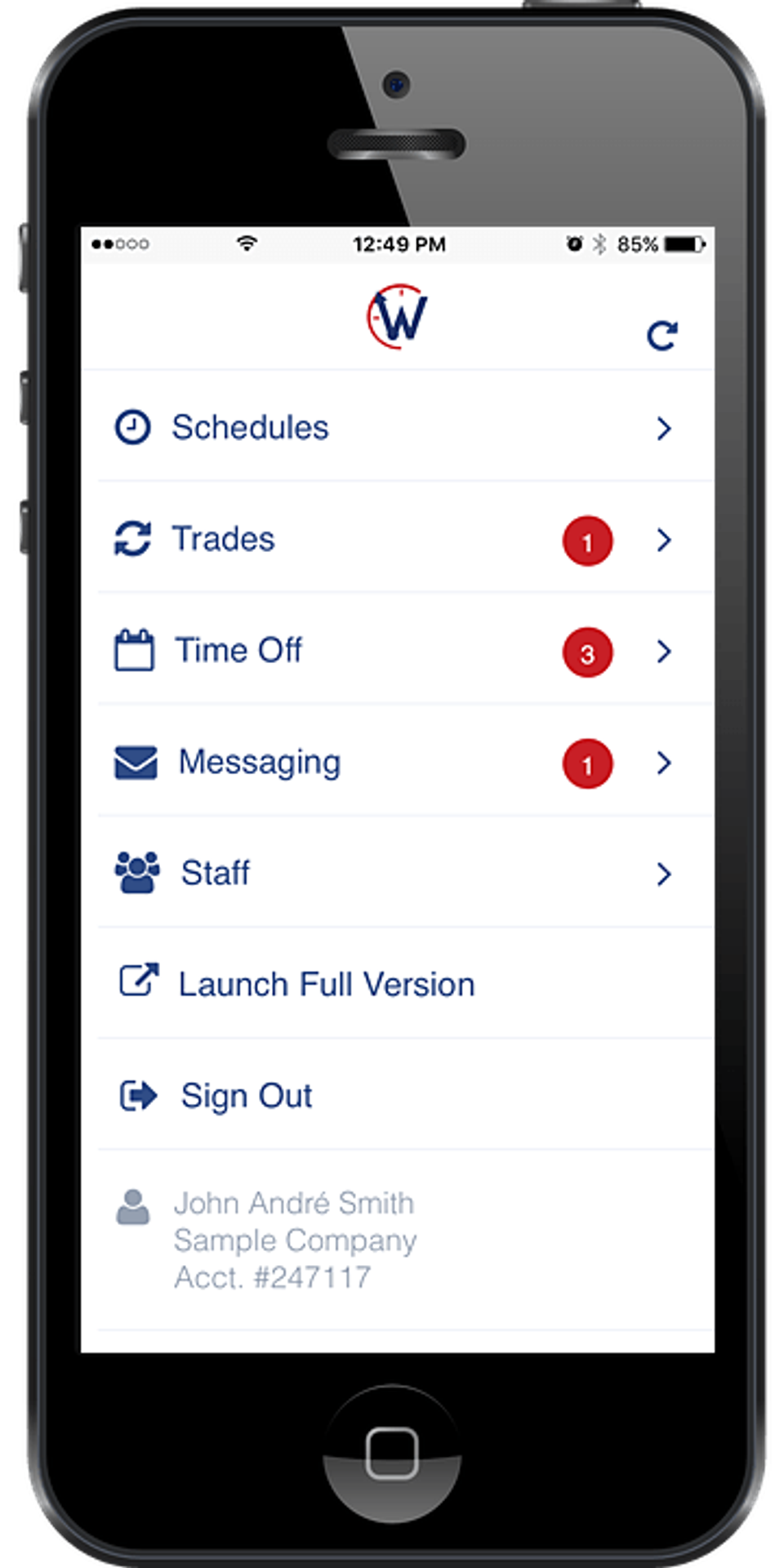 WhenToWork screenshot 1