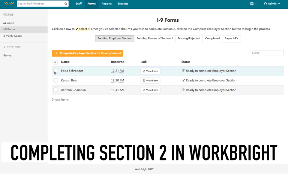 WorkBright screenshot 3