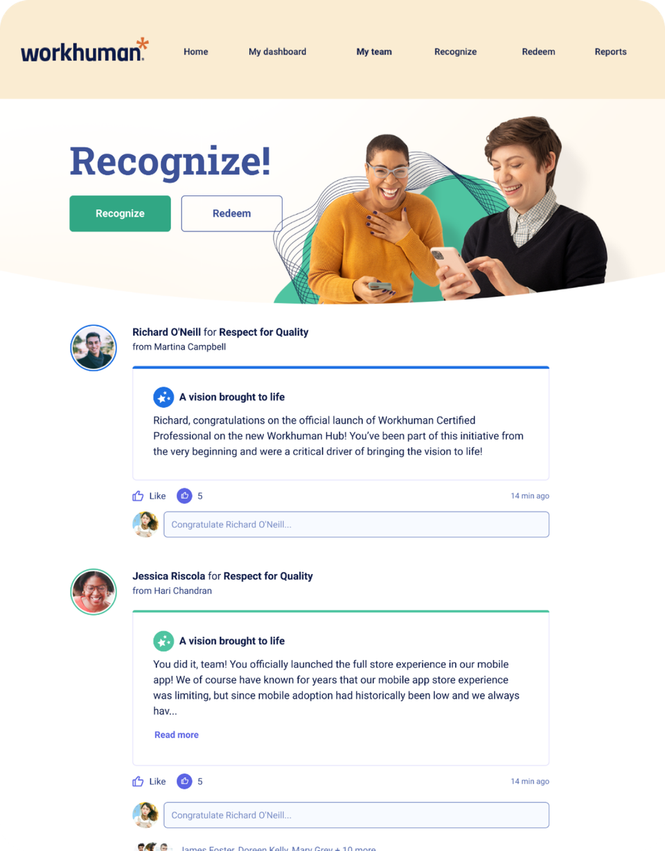 Workhuman Social Recognition screenshot 2