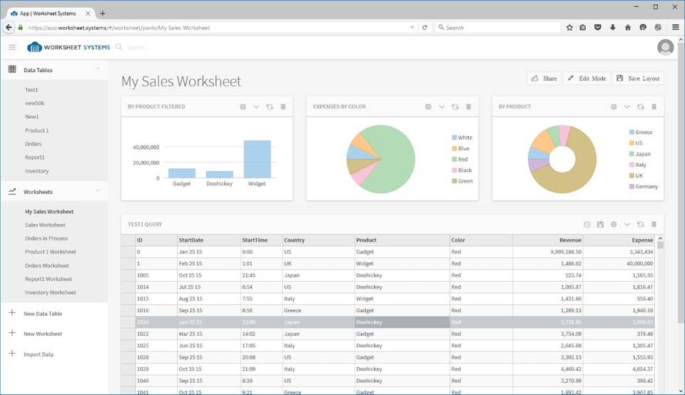 Worksheet Systems screenshot 2