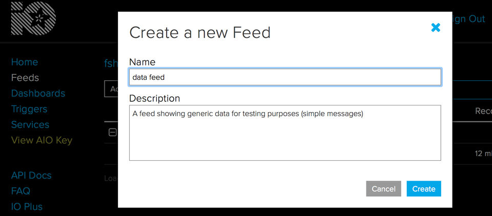 WoTT : Create New Feed screenshot