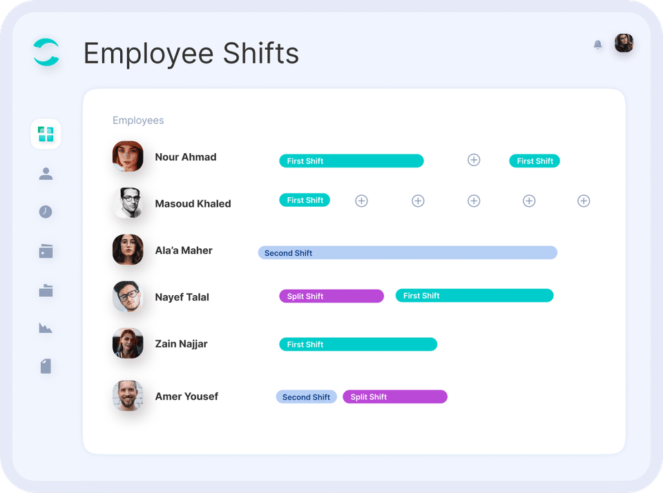 Employee Shifts screenshot