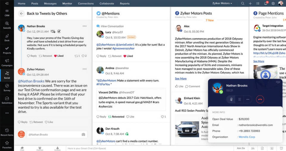 Zoho CRM Plus Pricing Reviews And Features June 2023 SaaSworthy
