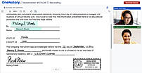 Online Notarization Session