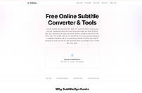 SubtitleOps — Free Online Subtitle Converter
