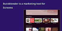 Marketing tool for screens
