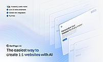 Create personalized websites with AI