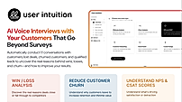 User Intuition Screenshot