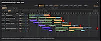 Drag and drop production scheduling. See every project phase across weeks.