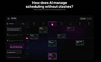 Smart booking: AI checks availability and books slots without conflicts