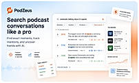Search across podcast transcripts, summaries, topics, and episode content. Find exact moments with timestamped snippets, podcast context, and direct access to the full episode intelligence.