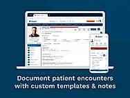 Clinical EHR - Document patient encounters with custom templates & notes
