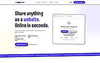 Nippy — share anything as a website