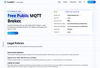 Free Public MQTT landing page
