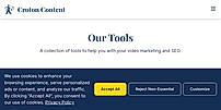 Croton Content Tools - YouTube SEO for Finance