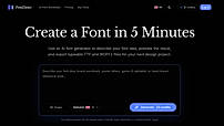 AI font generator