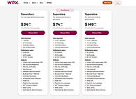 WPX WooCommerce plans