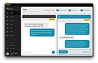 Manage multiple live and AI chats side-by-side.
