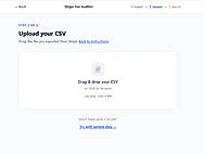 Upload Stripe Balance CSV