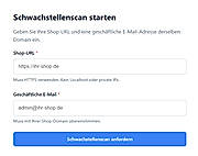 Vulnerability Scanner for Online Shops