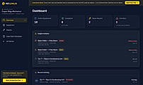 Product demo: compliance dashboard with fleet-wide leak-rate status (fictional demo fleet)