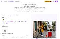 AI Photo Editor Interface