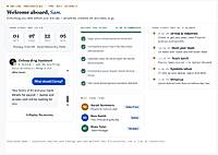 Online onboarding dashboard