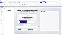 Main interface of the software