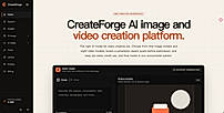 CreateForge AI multi-model image and video workspace