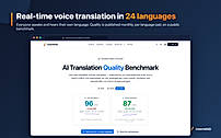 Real-time voice translation in 24 languages