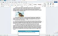 Basic Microsoft Word Test Sample Question