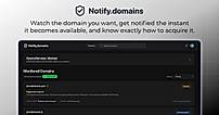 Notify.domains Domain Monitoring