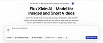 Flux Klein AI image and video workspace